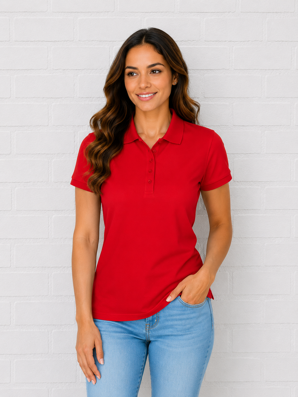 Ženska POLO majica RED
