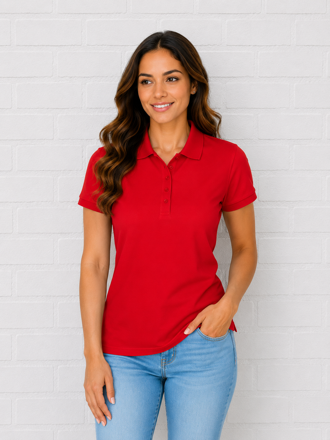 Ženska POLO majica RED