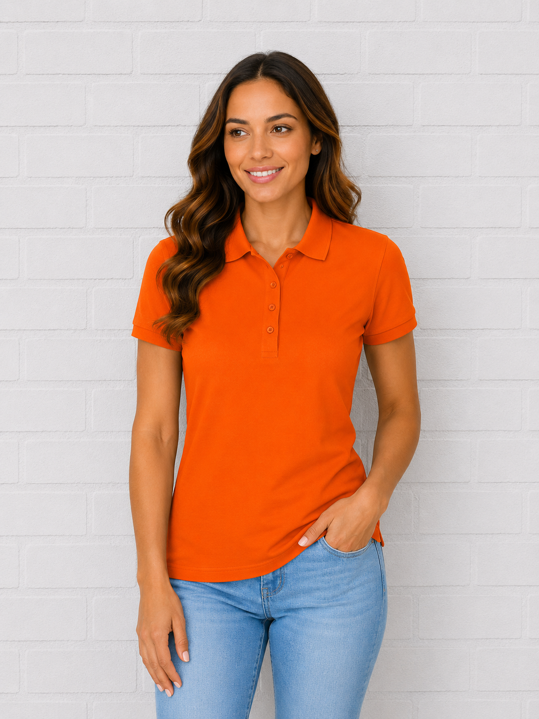 Ženska POLO majica ORANGE