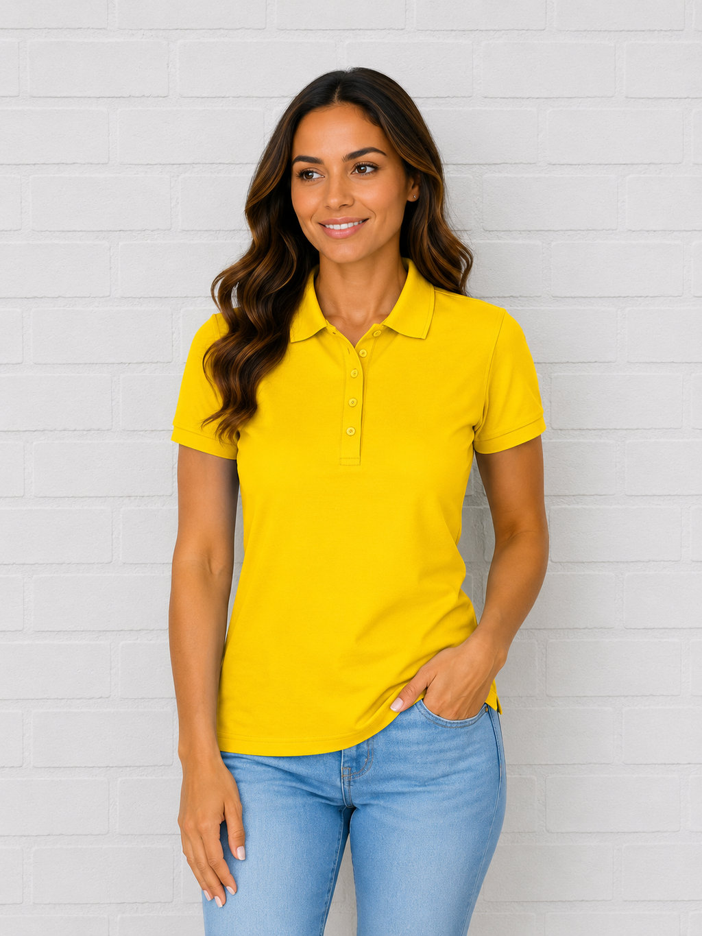 Ženska POLO majica YELLOW